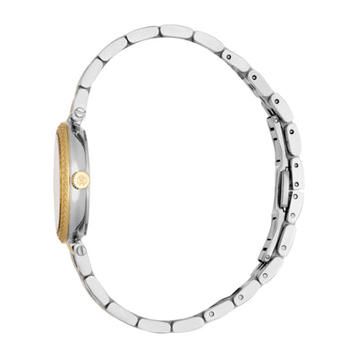 Roberto Cavalli Glam 3-Hand 30mm Stainless Steel Band