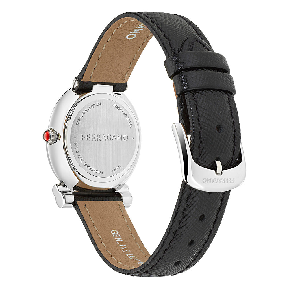 Ferragamo Gancini Twisted 2-Hand 28mm Leather Band