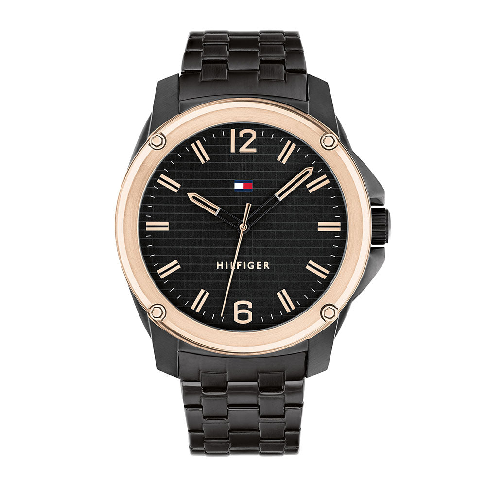 Tommy Hilfiger Jason 3-Hand 44mm Stainless Steel Band