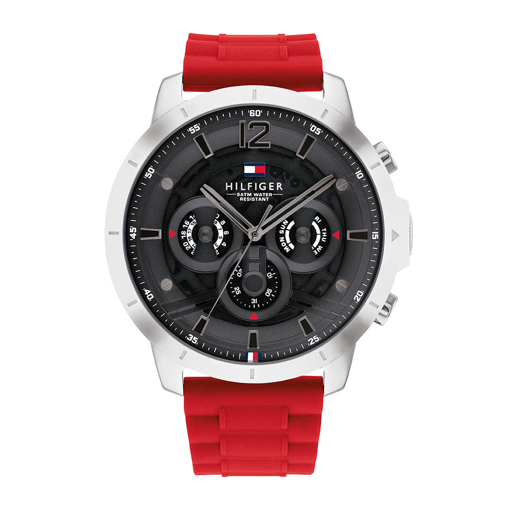 Tommy Hilfiger Luca Multifunction 50mm Silicone Band