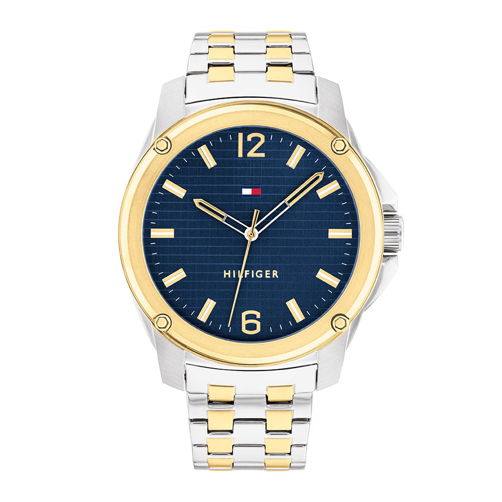 Tommy Hilfiger Jason 3-Hand 44mm Stainless Steel Band