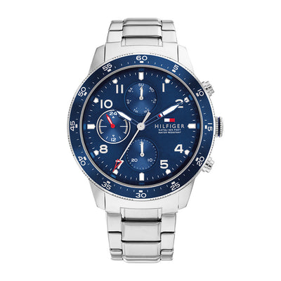 Tommy Hilfiger Jimmy Multifunction 44mm Stainless Steel Band