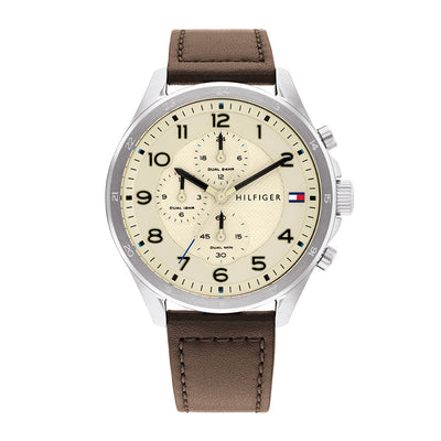 Tommy Hilfiger Axel Multifunction 45mm Leather Band