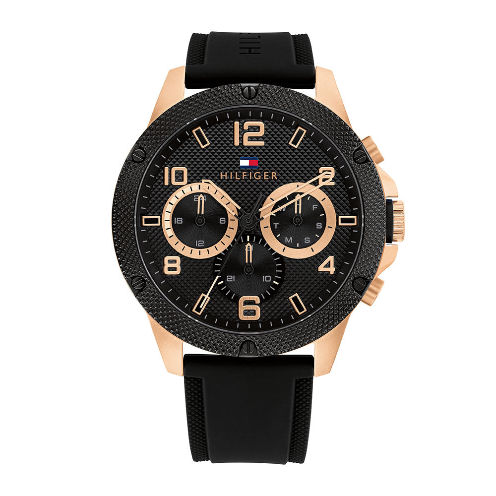 Tommy Hilfiger Blaze Multifunction 46mm Silicone Band