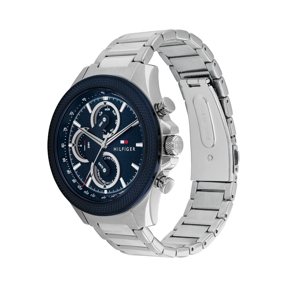 Tommy Hilfiger Clark Multifunction 46mm Stainless Steel Band