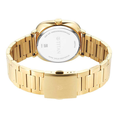 Titan Shaped Cases Date 39mm Stainless Steel Band