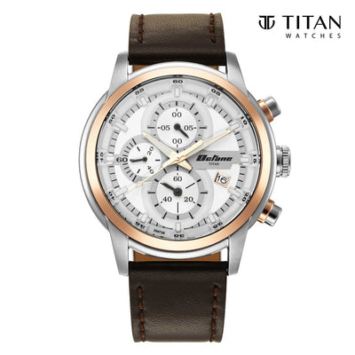 Titan Octane Multifunction 46mm Leather Band