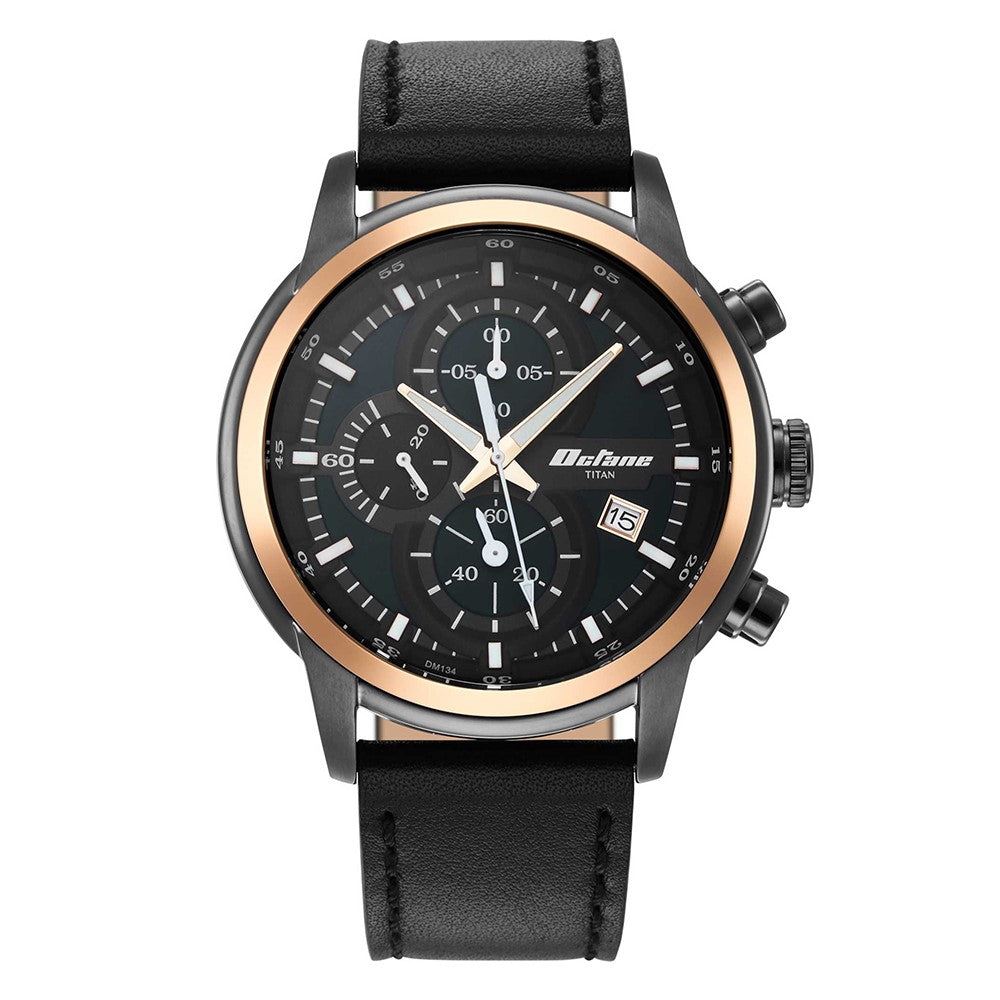 Titan Octane Multifunction 46mm Leather Band