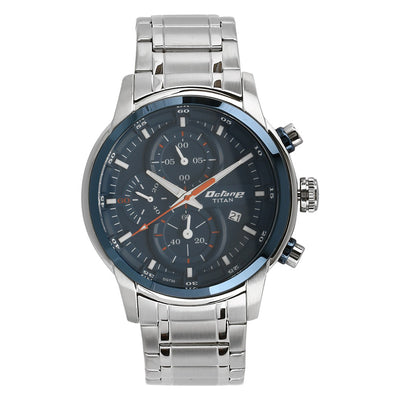 Titan Octane Chronograph 46mm Stainless Steel Band