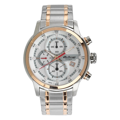 Titan Octane Chronograph 46mm Stainless Steel Band