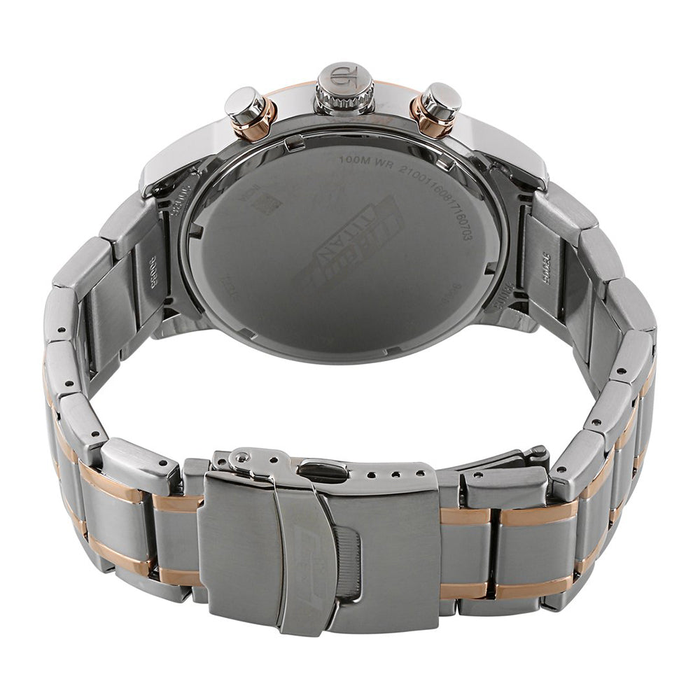 Titan Octane Chronograph 46mm Stainless Steel Band