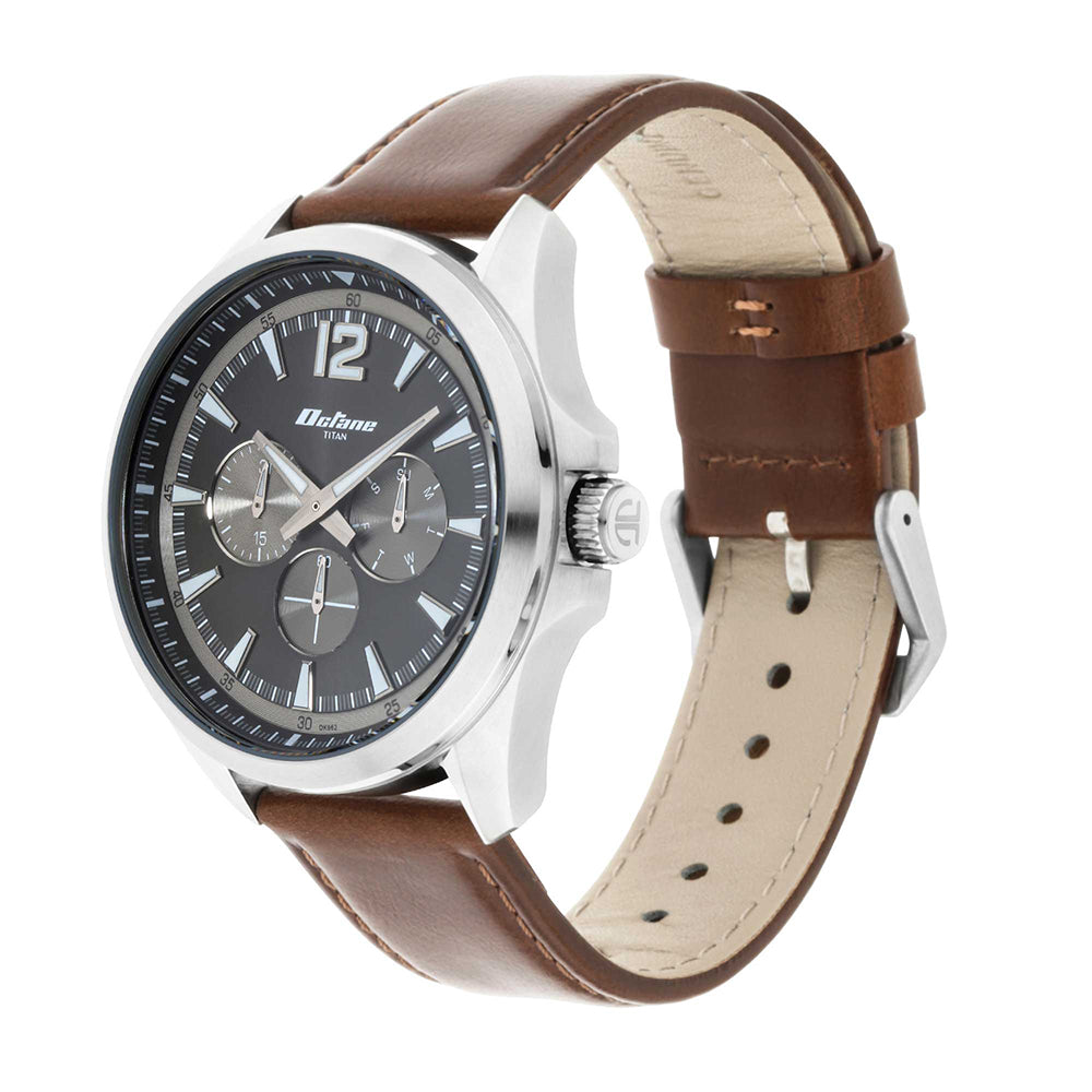 Titan Octane Multifunction 46mm Stainless Steel Band