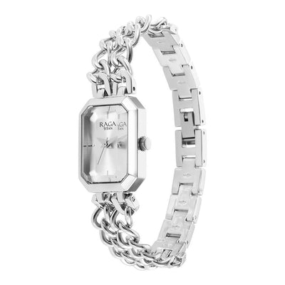 Titan Raga 3-Hand 20mm Stainless Steel Band