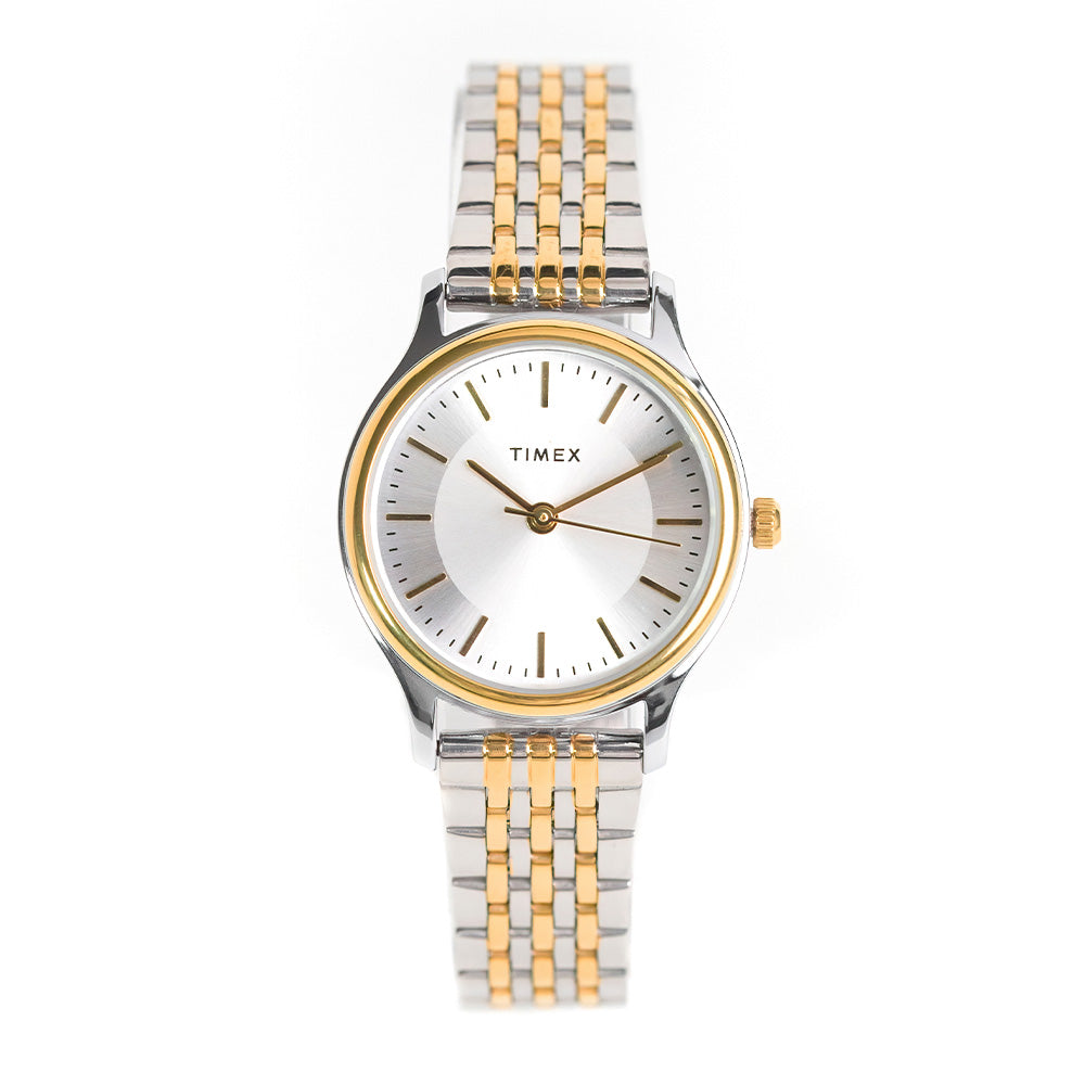 Timex Tl87 Series 3-Hand 28mm Stainless Steel Band