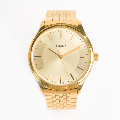 Timex Tg65-1 Series 3-Hand 39mm Stainless Steel Band