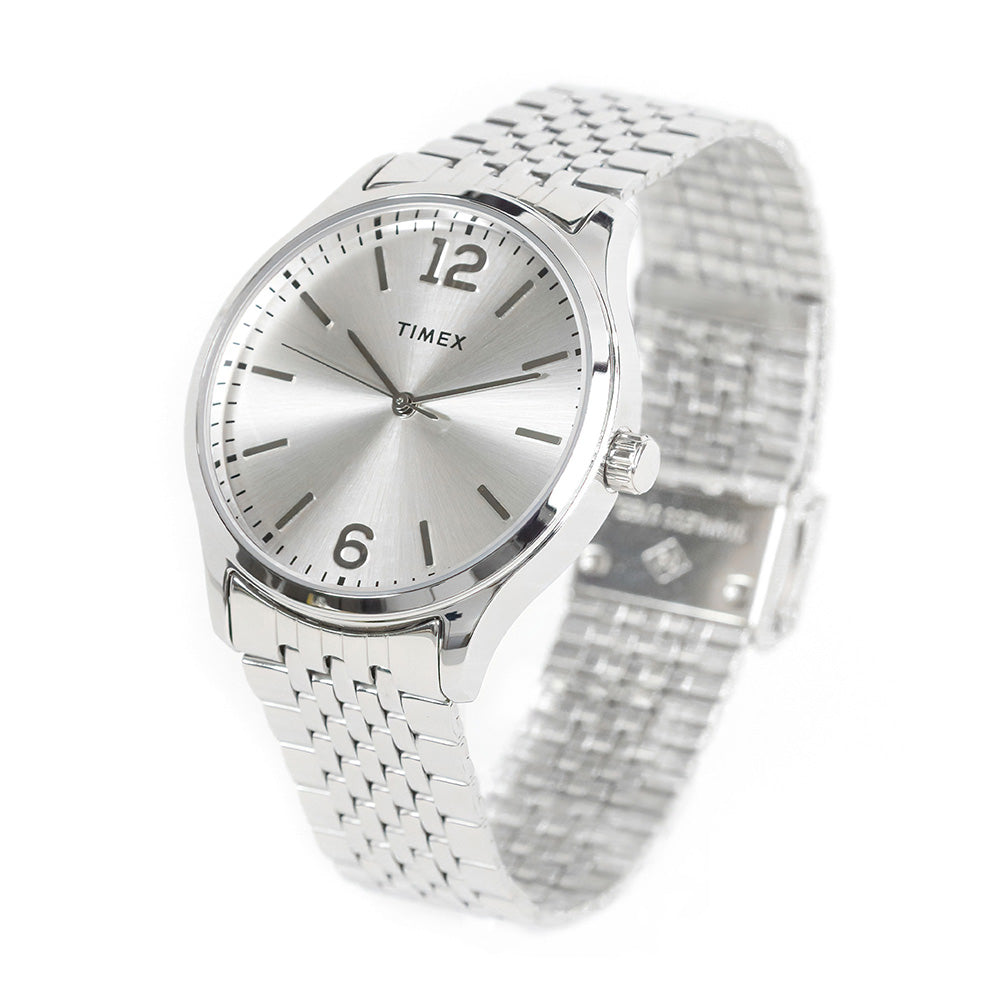 Timex Tg65-1 Series 3-Hand 39mm Stainless Steel Band