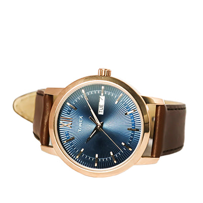 Timex Benedict Day-Date 39mm Leather Band