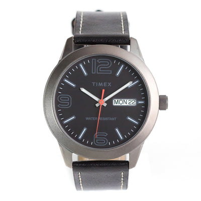 Timex Preston Day-Date 45mm Leather Band