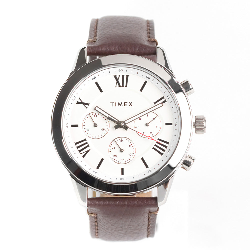 Timex Thompson Multifunction 45mm Leather Band