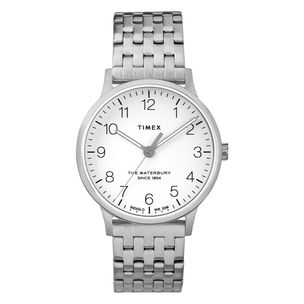 Timex Waterbury 3-Hand 36mm Stainless Steel Band