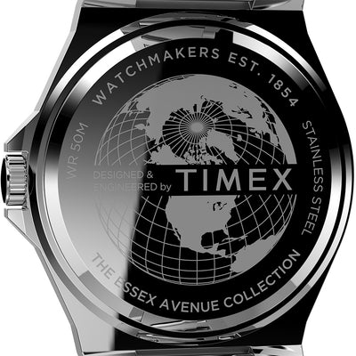 Timex Essex Avenue 3-Hand 40mm Stainless Steel Band