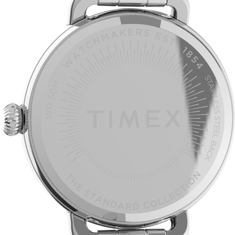 Timex Standard 3-Hand 30mm Stainless Steel Band