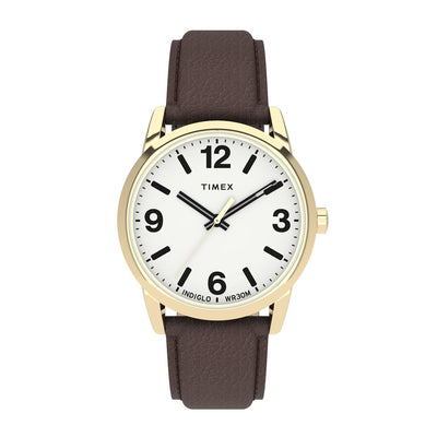 Timex Easy Reader Classic 3-Hand 38mm Leather Band