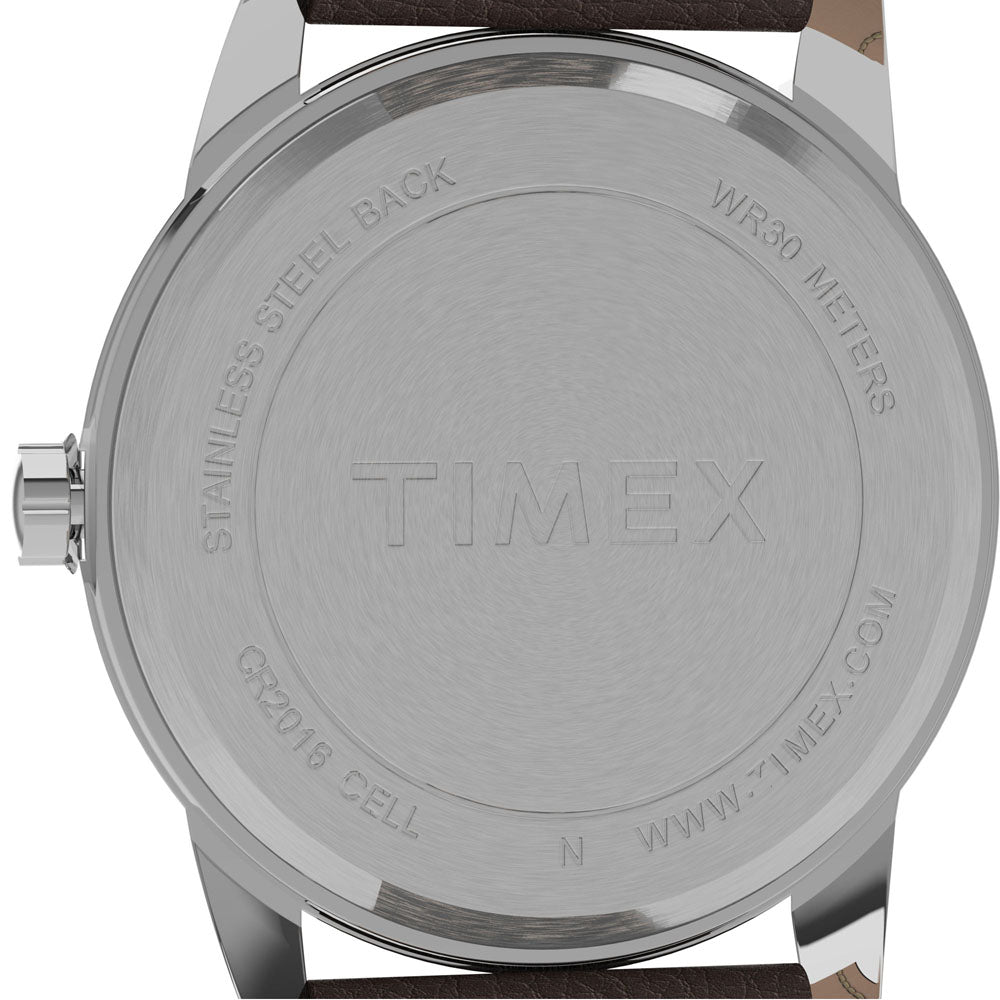 Timex Easy Reader Classic 3-Hand 38mm Leather Band