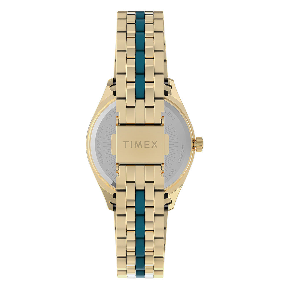 Timex Waterbury Legacy Day-Date 36mm Stainless Steel Band