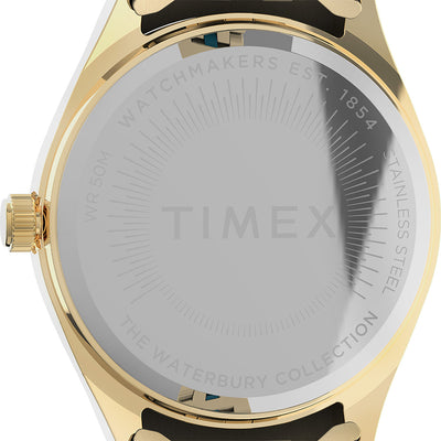 Timex Waterbury Legacy Day-Date 36mm Stainless Steel Band