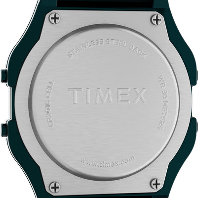 Timex T80  Digital 34mm Stainless Steel Band