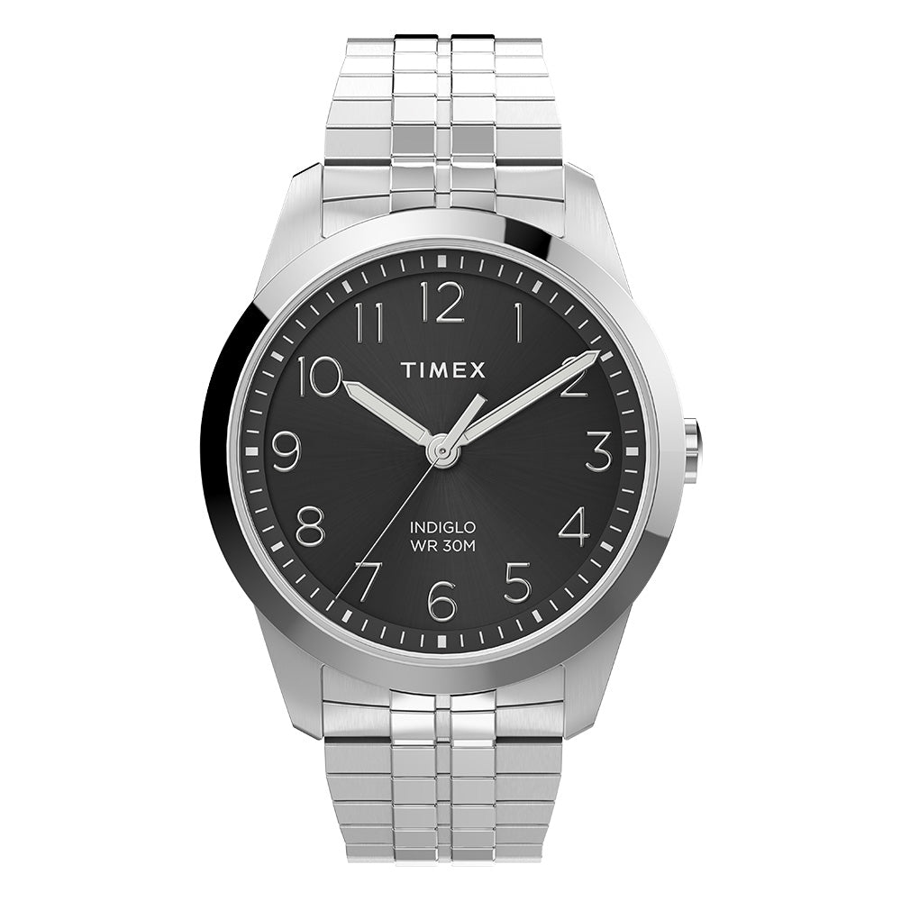 Timex Main Street Classic 3-Hand 36mm Stainless Steel Band