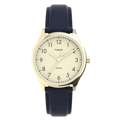 Timex Modern Easy Reader 3-Hand 32mm Leather Band