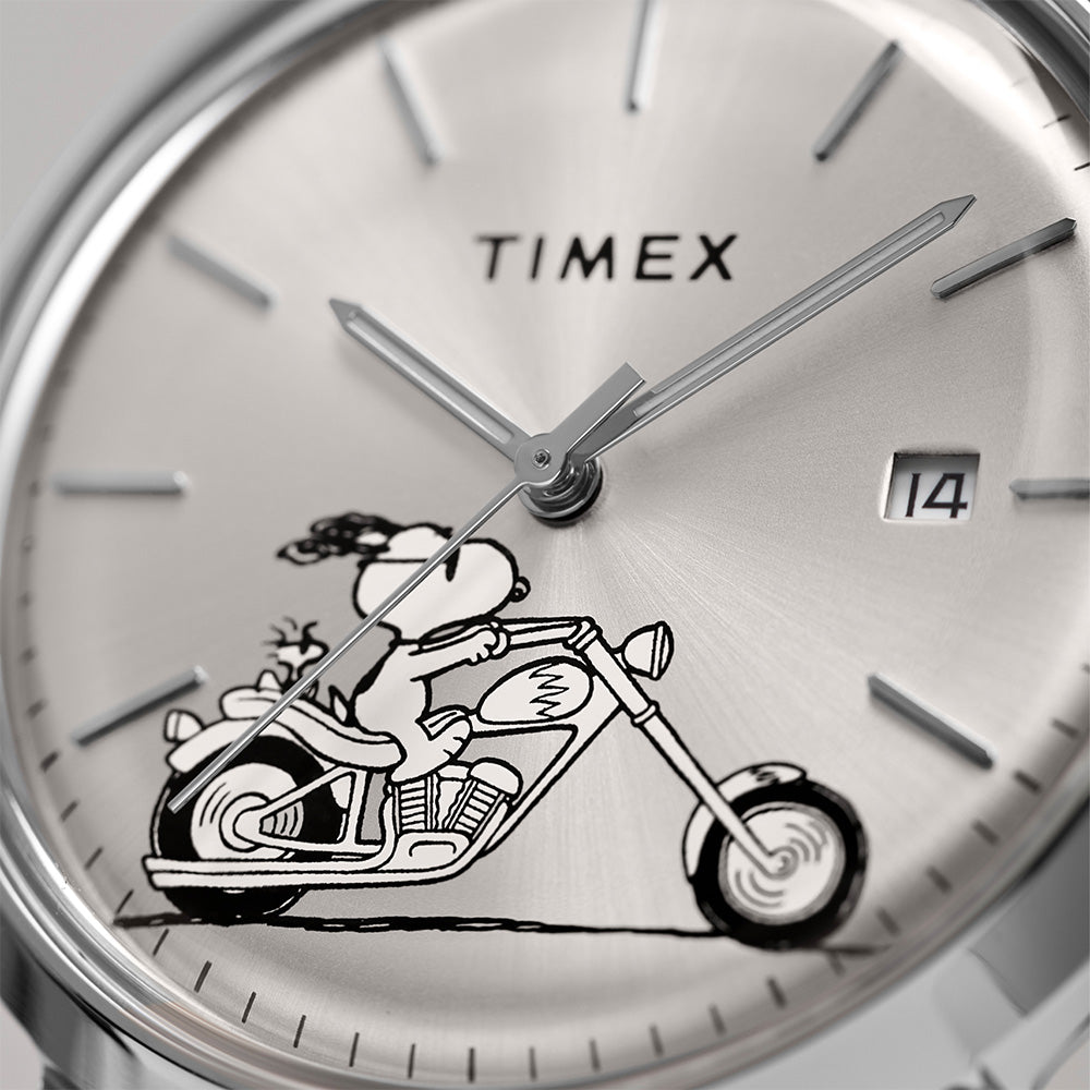 Timex Marlin x Peanuts Automatic 40mm Leather Band