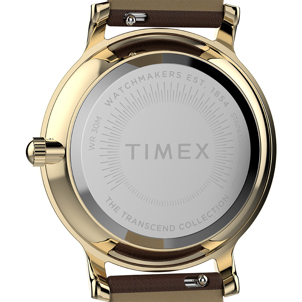 Timex Transcend 2-Hand 34mm Leather Band