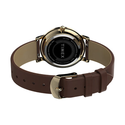 Timex Transcend 2-Hand 34mm Leather Band