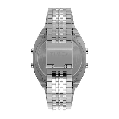 Timex Timex 80 Digital 34mm Stainless Steel Band