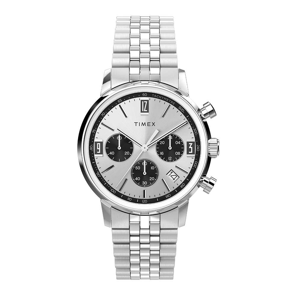 Timex Marlin Quartz Chronograph 40mm Stainless Steel Band