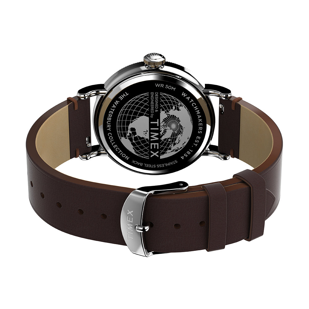 Timex Waterbury Standard 3-Hand 40mm Leather Band