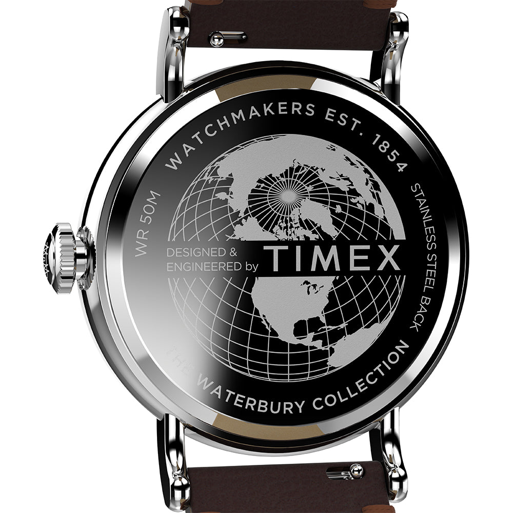 Timex Waterbury Standard 3-Hand 40mm Leather Band