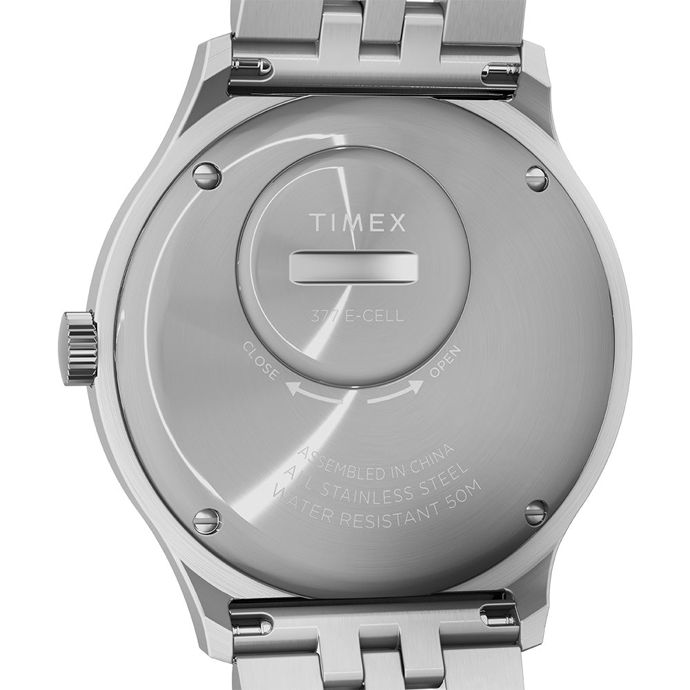 Timex Q Timex Day-Date 38mm Stainless Steel Band