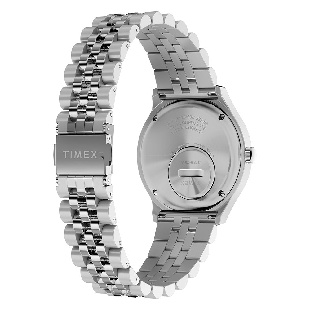 Timex Q Timex Day-Date 38mm Stainless Steel Band