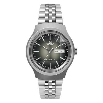 Timex Q Timex Day-Date 38mm Stainless Steel Band