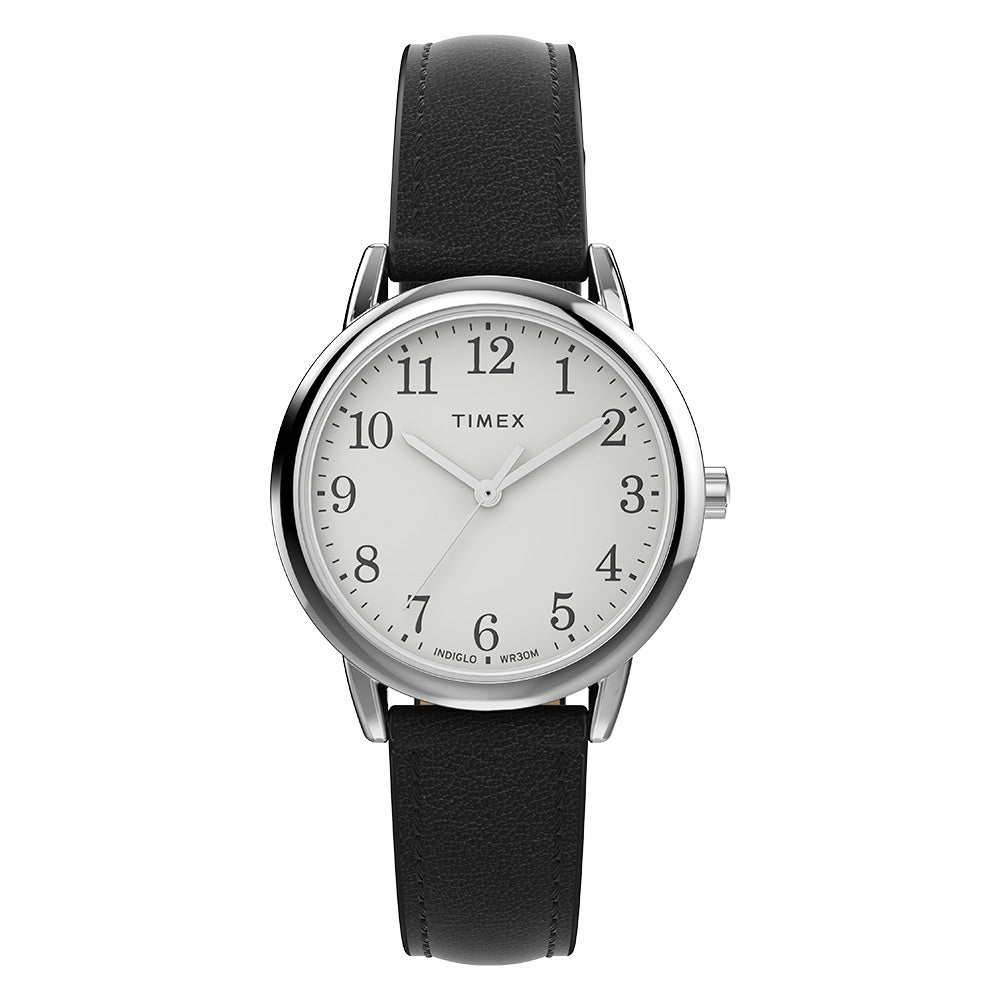 Timex Easy Reader 3-Hand 30mm Leather Band