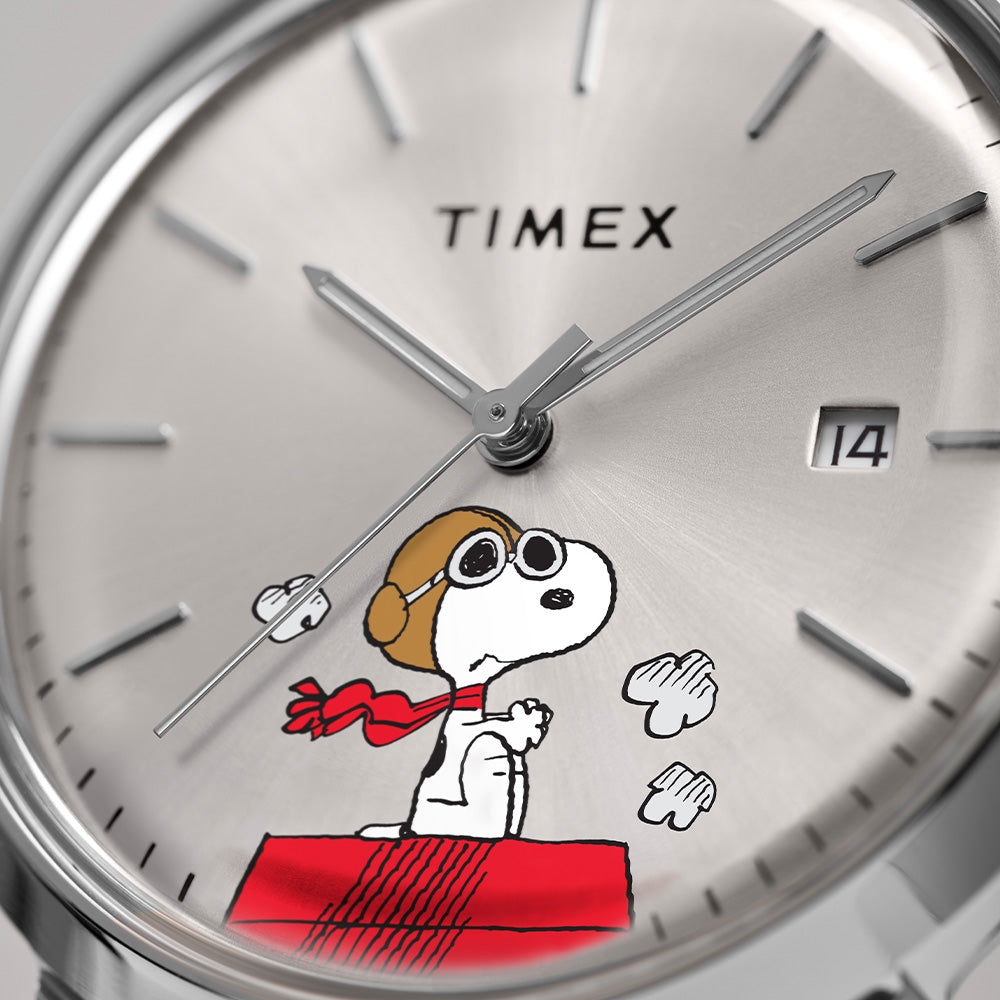 Timex Marlin x Peanuts Automatic 40mm Leather Band