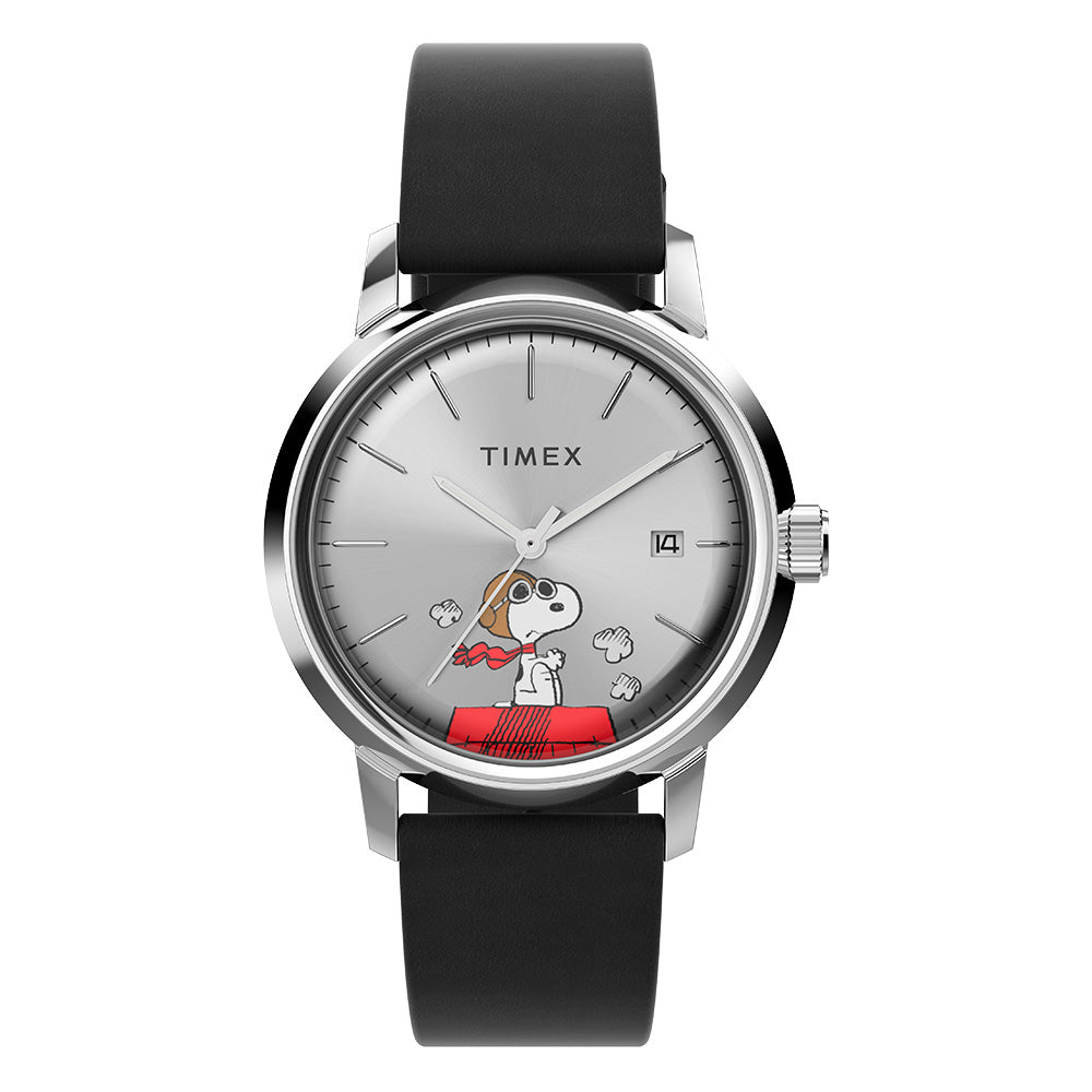 Timex Marlin x Peanuts Automatic 40mm Leather Band