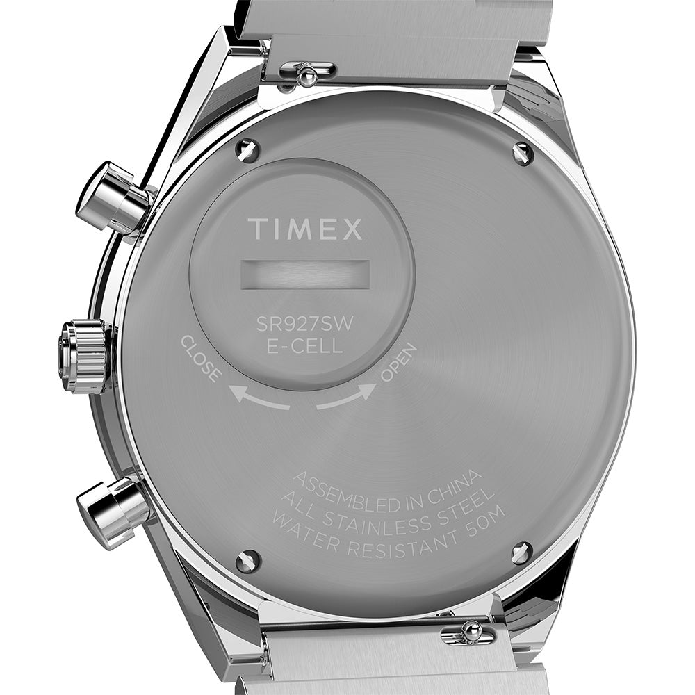 Timex Q Timex  40mm Stainless Steel Band