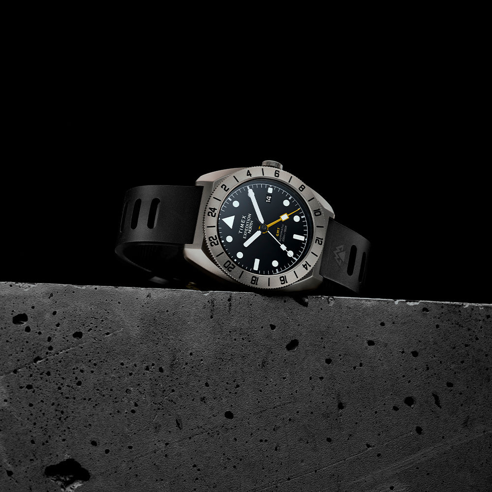 Timex Expedition North Titanium GMT 41mm Silicone Band