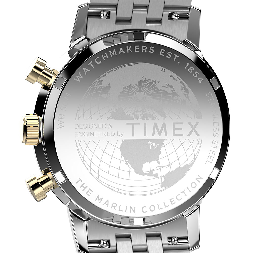 Timex Marlin Quartz  40mm Stainless Steel Band