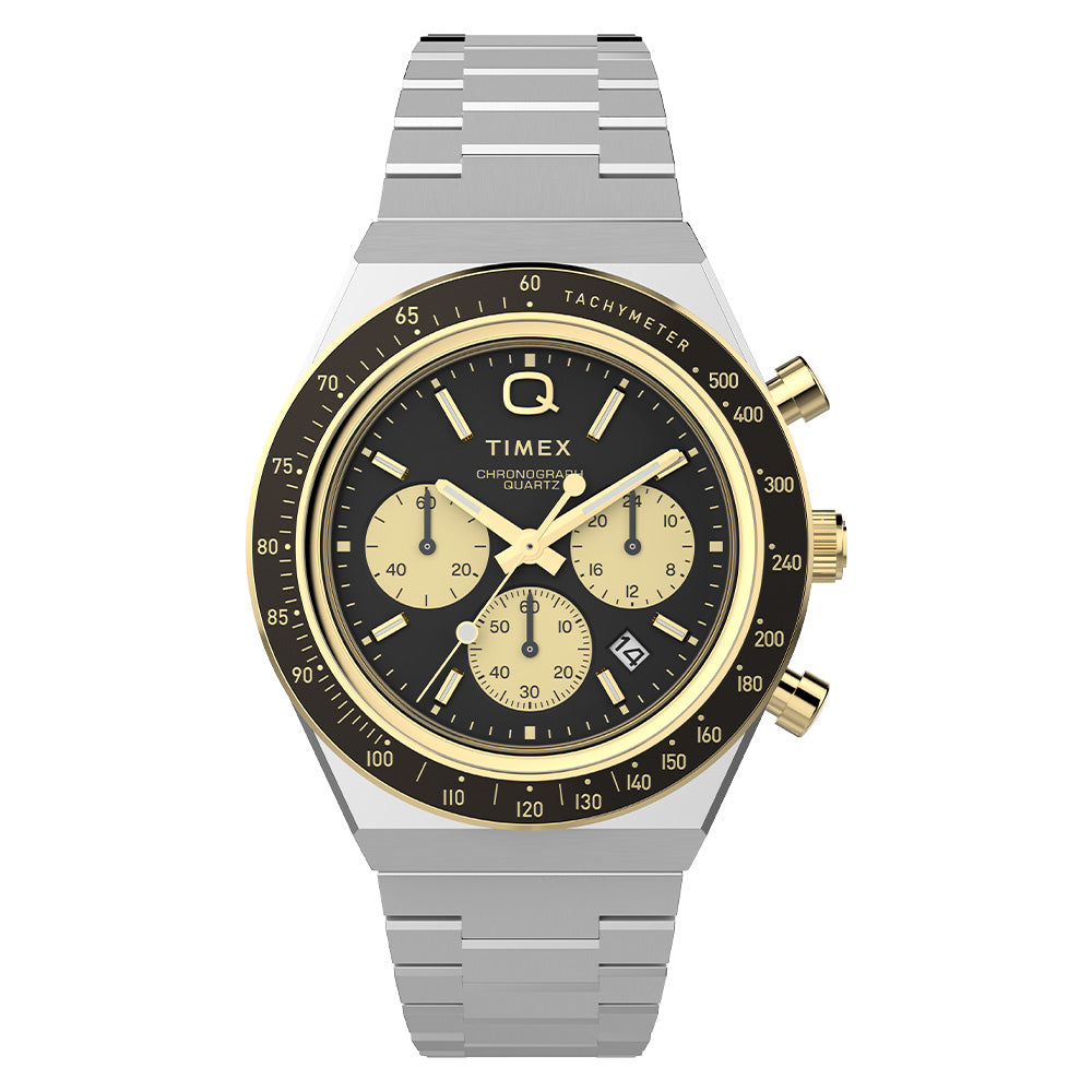 Timex Q Timex Chronograph 40mm Stainless Steel Band